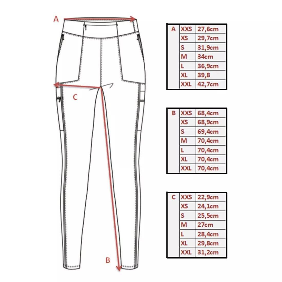 BLACK Women's Travel Trekking Reinforced & Multi-Pocket Leggings | TRAVEL 500, No Color, large image number 2