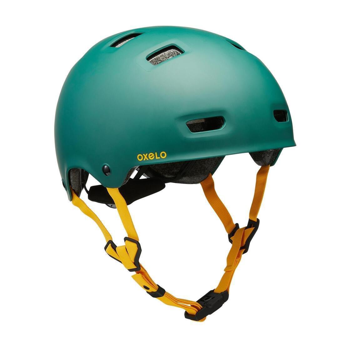 Adult Inline Skate Helmet Oxelo Mf 540, Green, No Color, large image number 9