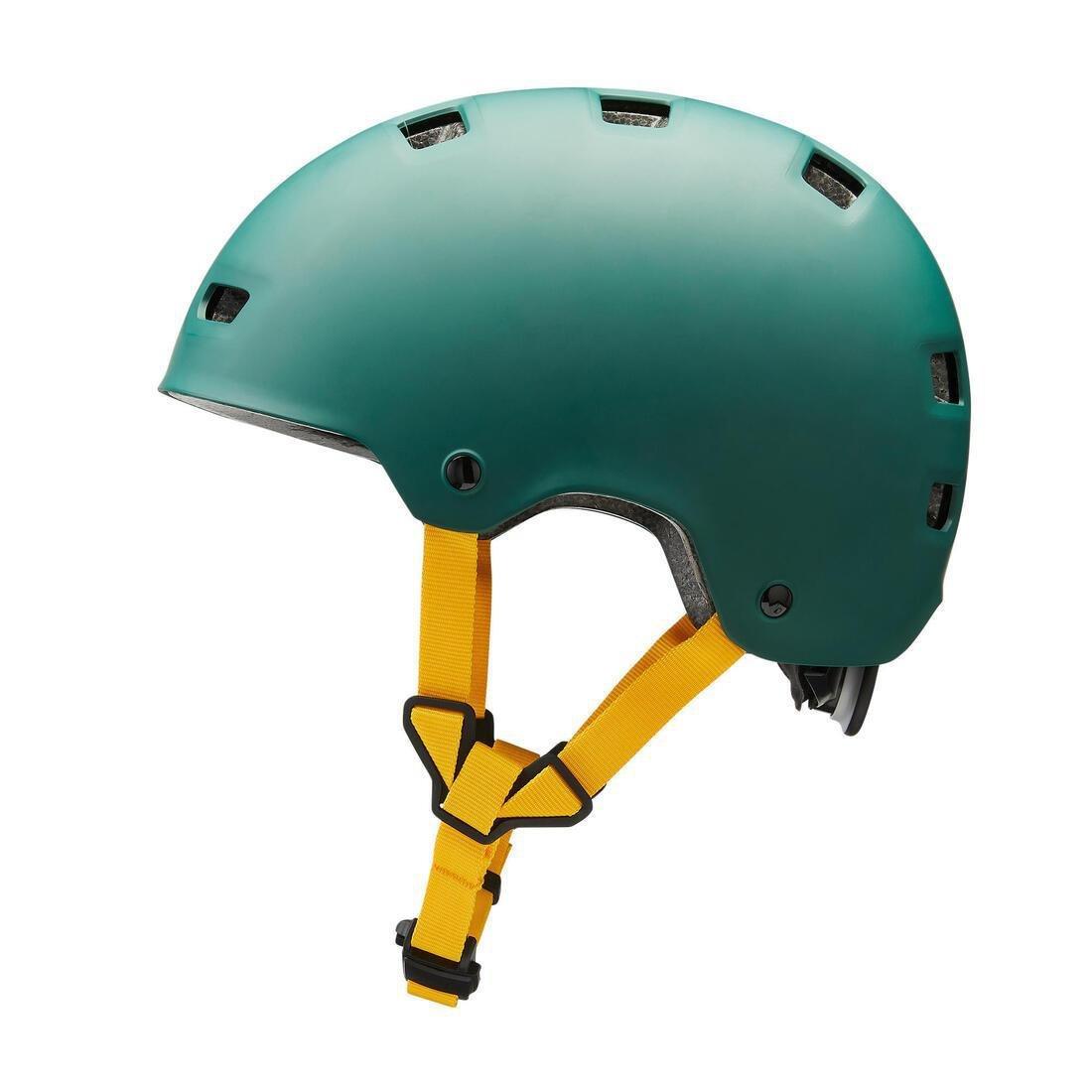 Adult Inline Skate Helmet Oxelo Mf 540, Green, No Color, large image number 12