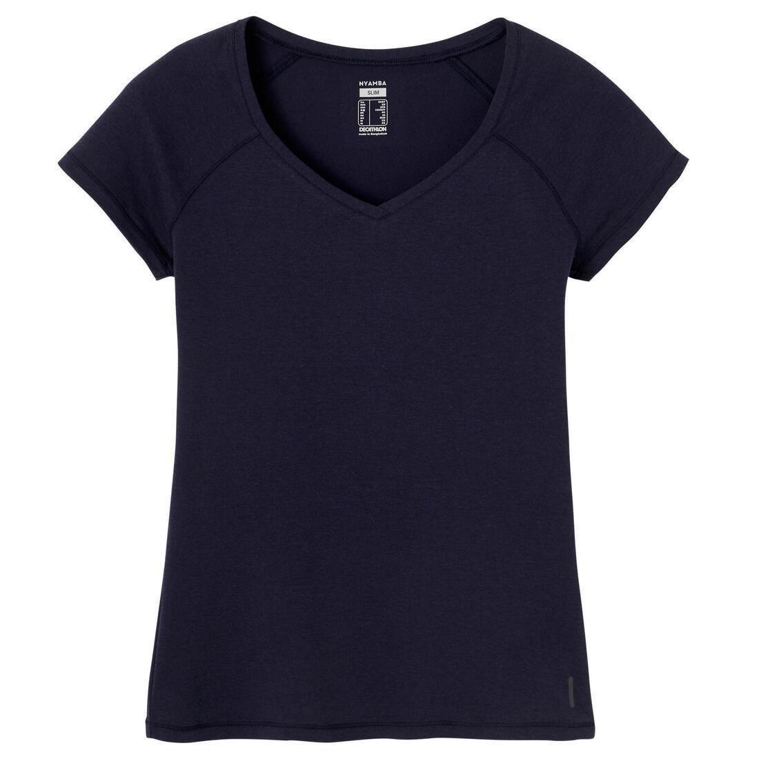 Slim Fit Stretch Cotton Fitness T-Shirt, Snow White, , large image number 2