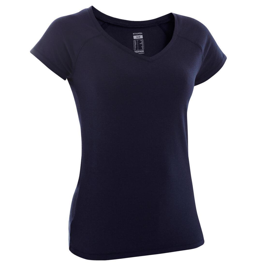 Slim Fit Stretch Cotton Fitness T-Shirt, Snow White, , large image number 3
