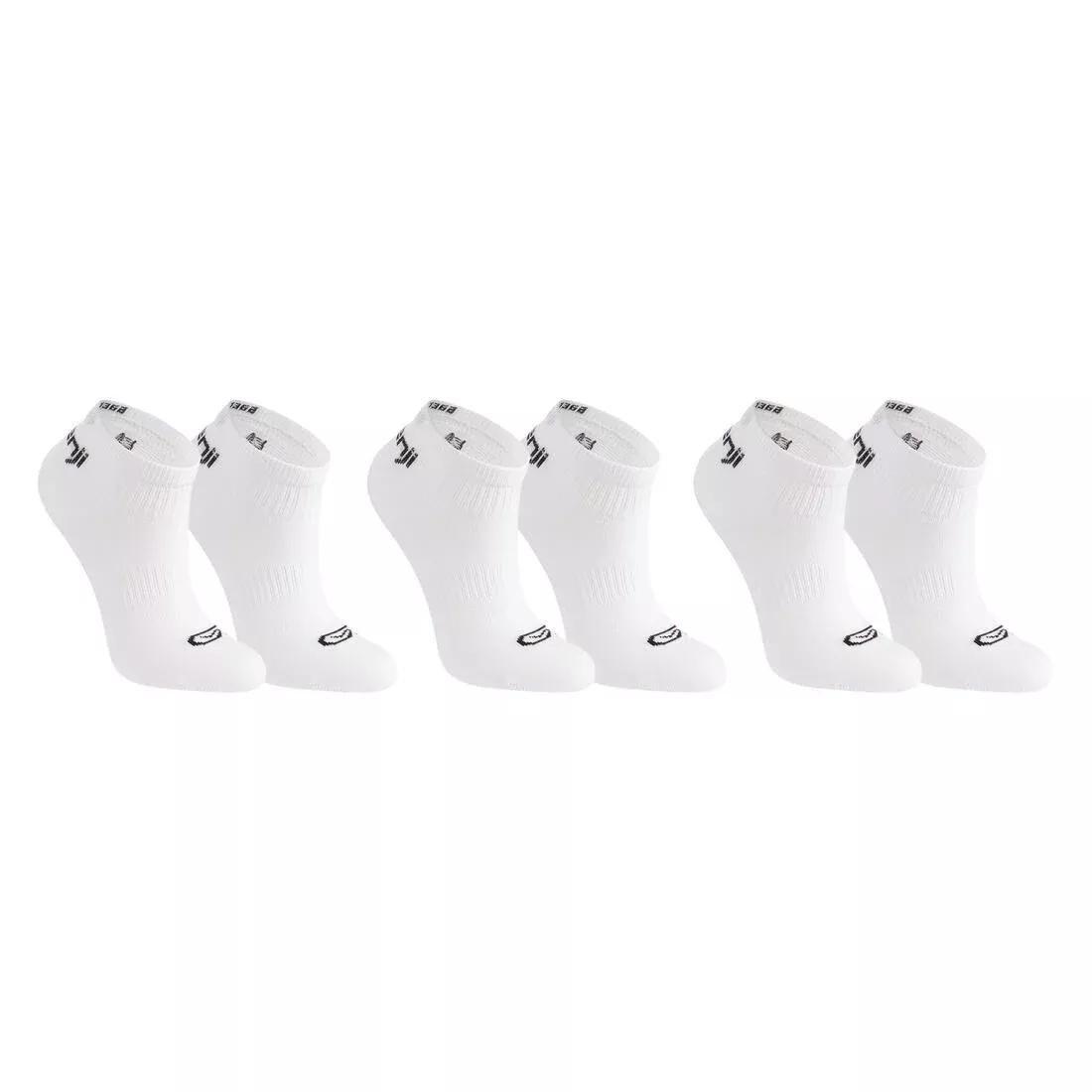 Kids Athletics Low Socks 3-Pack, White, , large image number 0