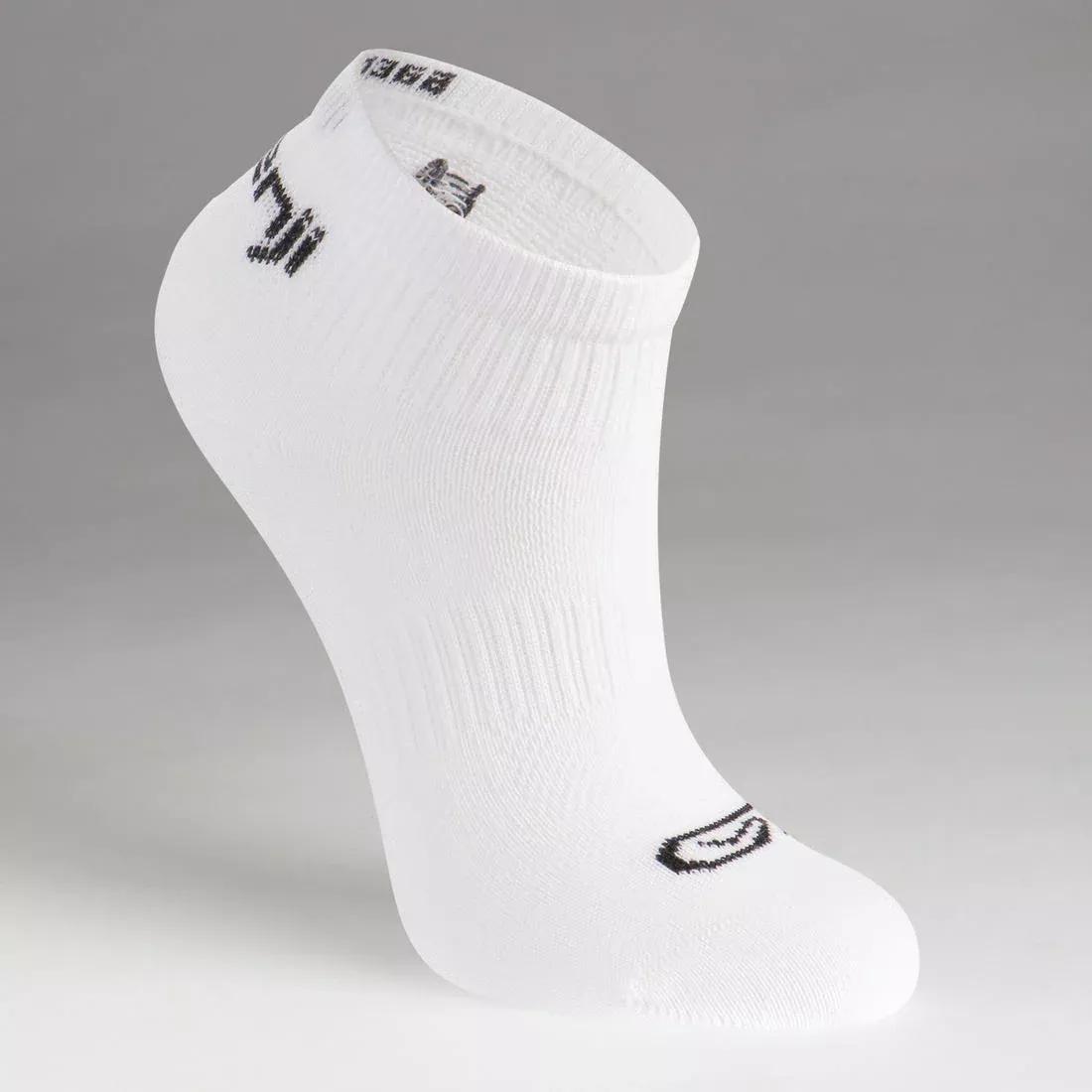 KIPRUN - Kids Athletics Low Socks 3-Pack, White