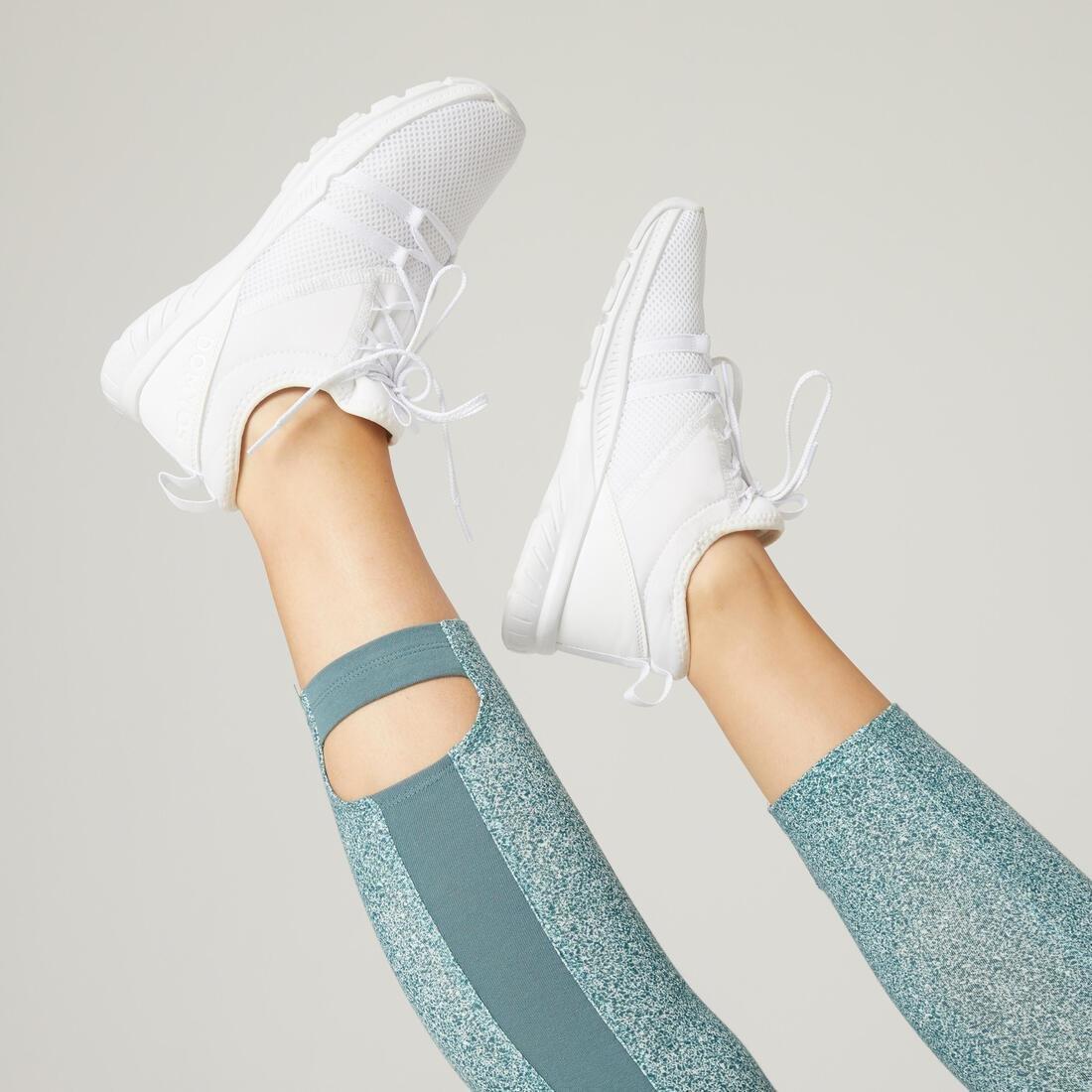 Women Cotton Blend Gym Legging - High Waist 510, Green, No Color, large image number 4