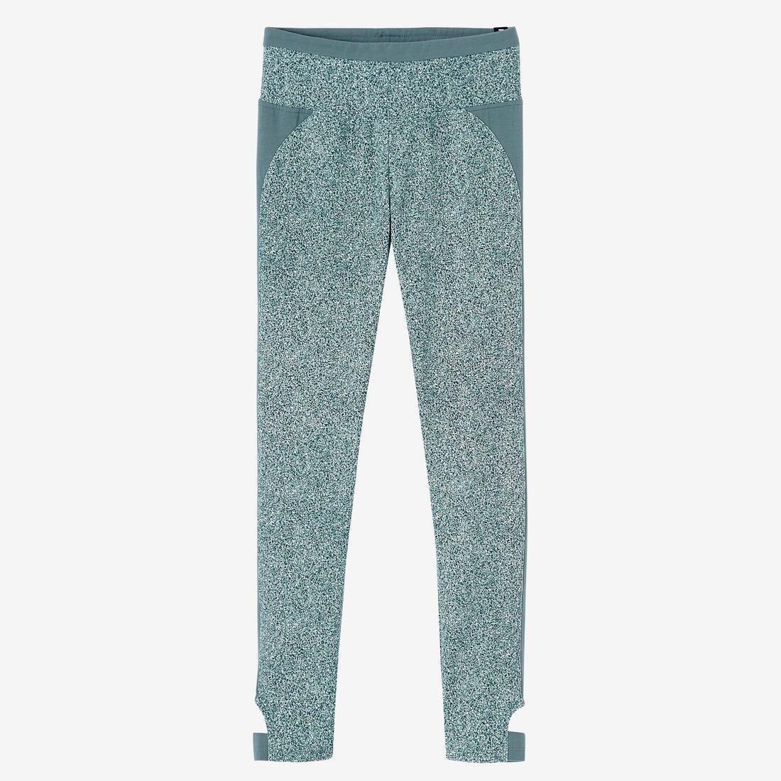 Women Cotton Blend Gym Legging - High Waist 510, Green, No Color, large image number 6