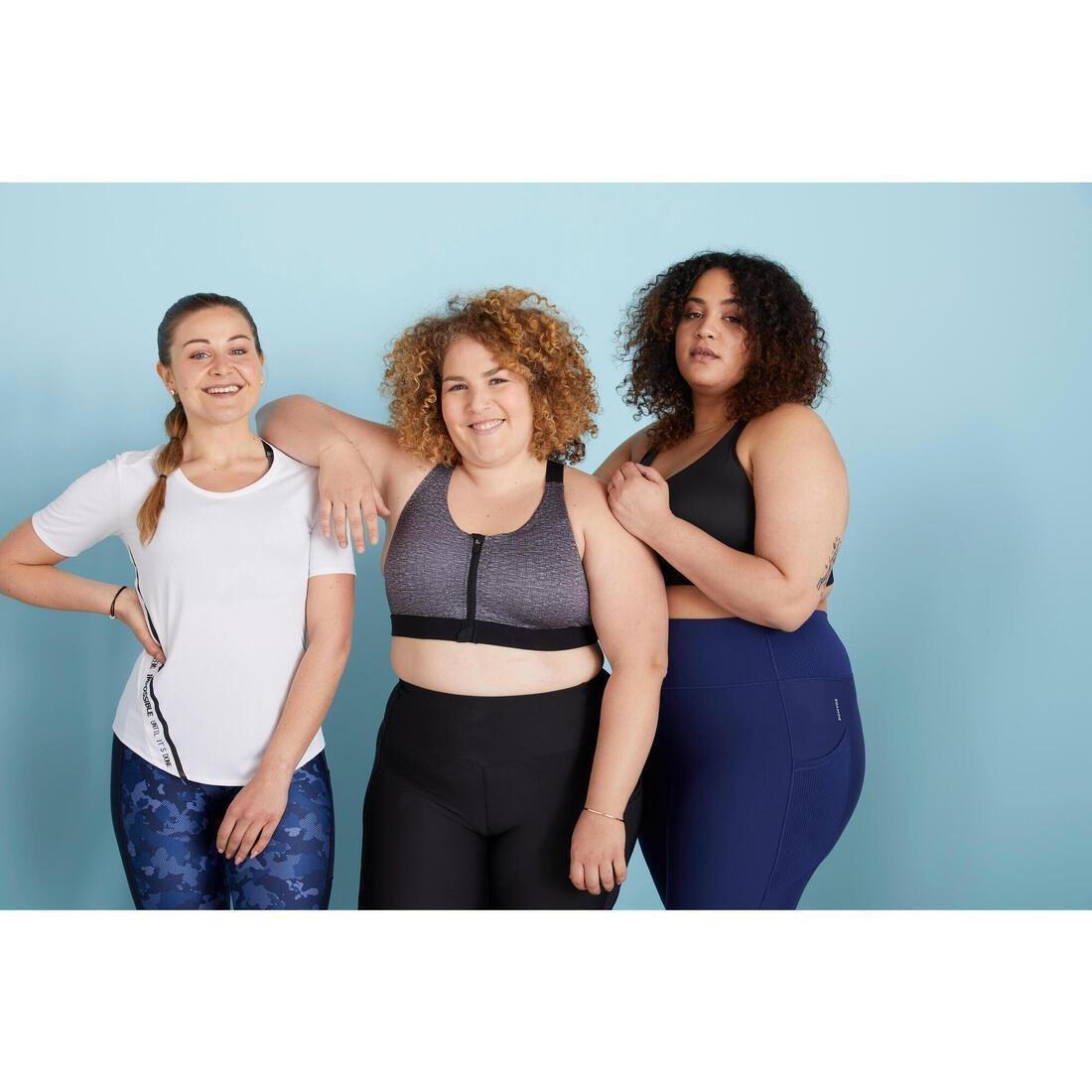 High-Support Fitness Bra 920, Black, No Color, medium