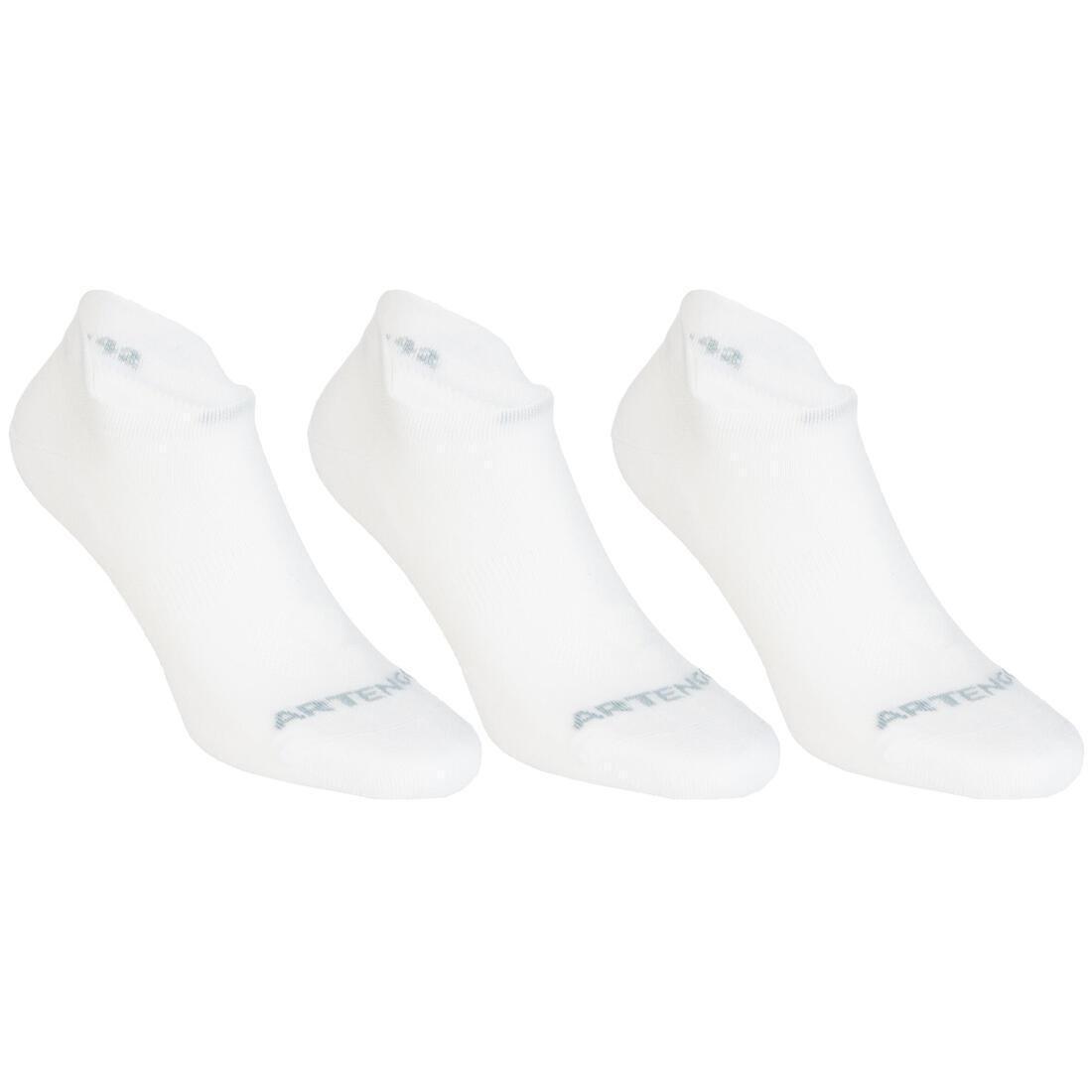 ARTENGO - Rs 160 Low Sports Socks Tri-Pack, Asphalt Blue