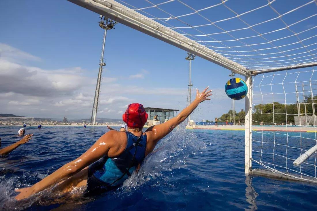 WATER POLO BALL WP900 SIZE 4, turquoise blue, No Color, large image number 7