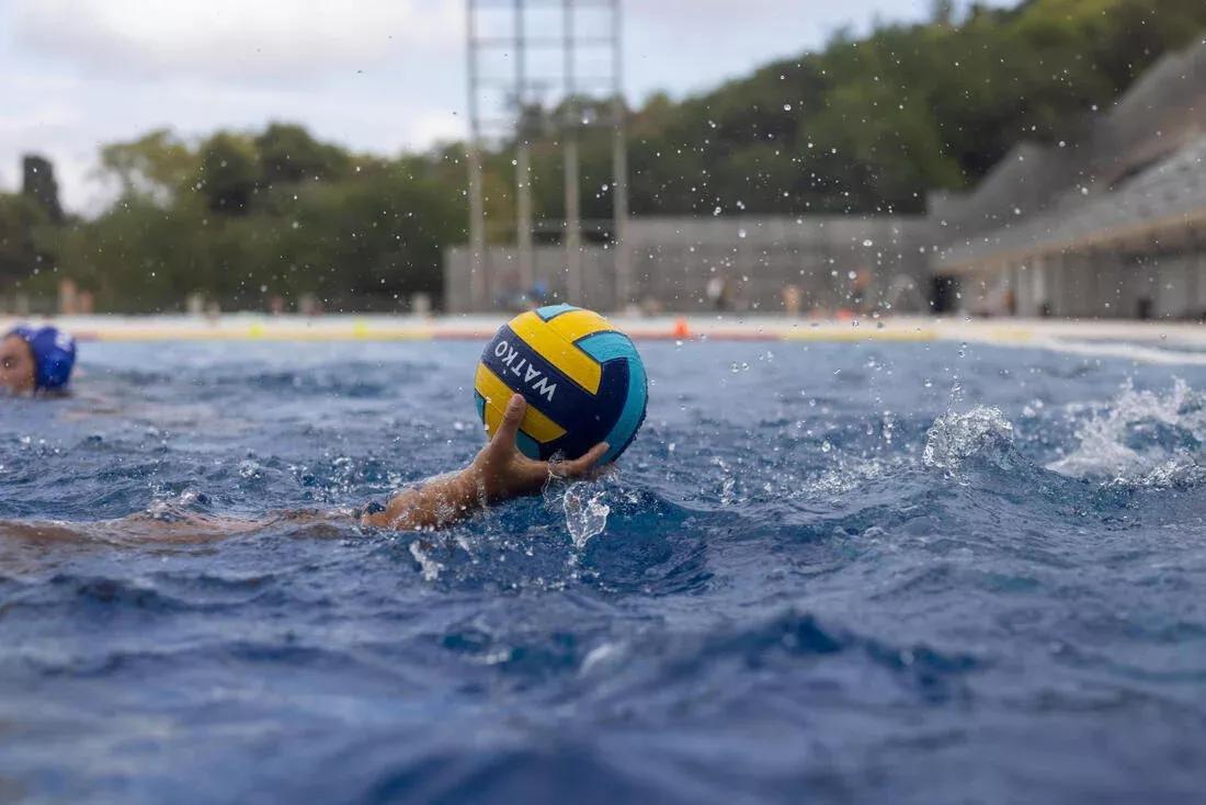 WATER POLO BALL WP900 SIZE 4, turquoise blue, No Color, large image number 8