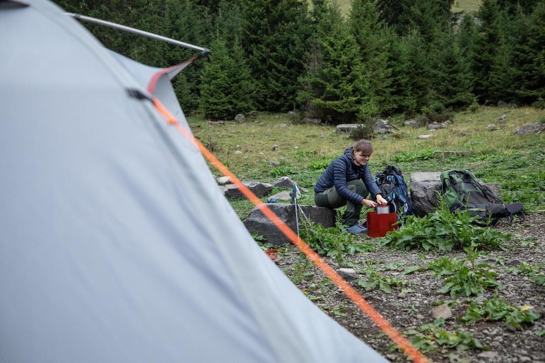 ULTRA WHITE Trekking Silk Bag Liner MT500, , large image number 4