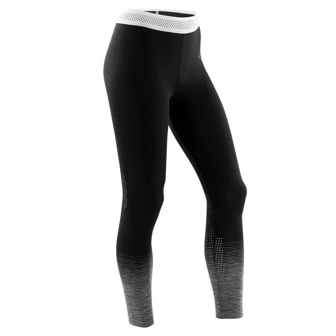 Kids Girls Seamless Leggings, Black, , large image number 0