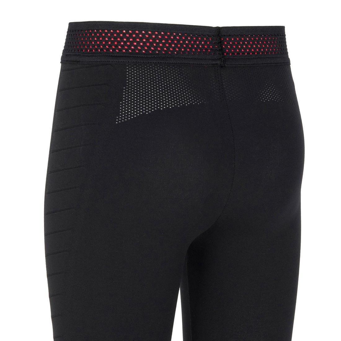 Kids Girls Seamless Leggings, Black, , large image number 10