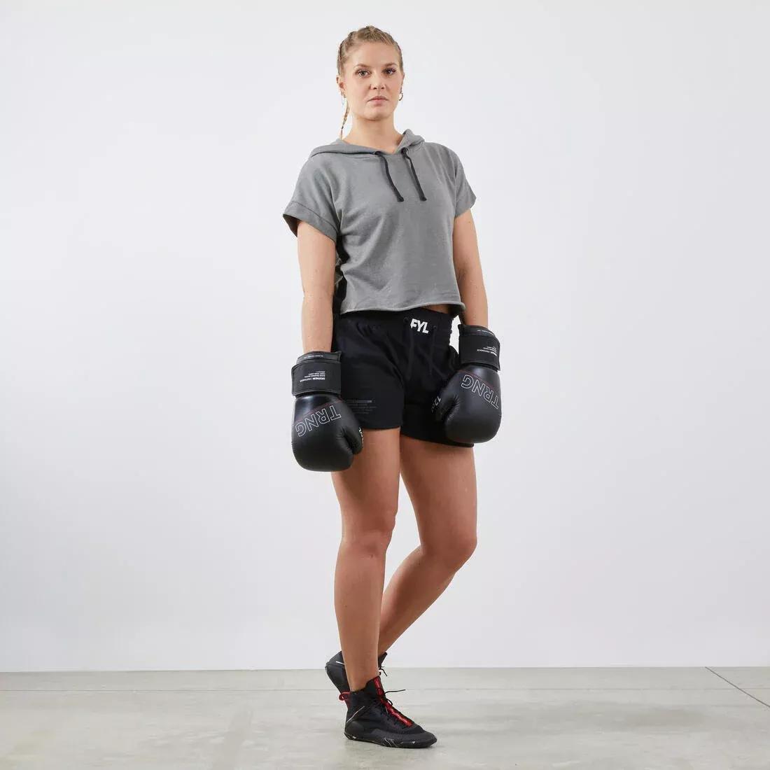 Boxing Training Gloves - 120, Black, No Color, large image number 6