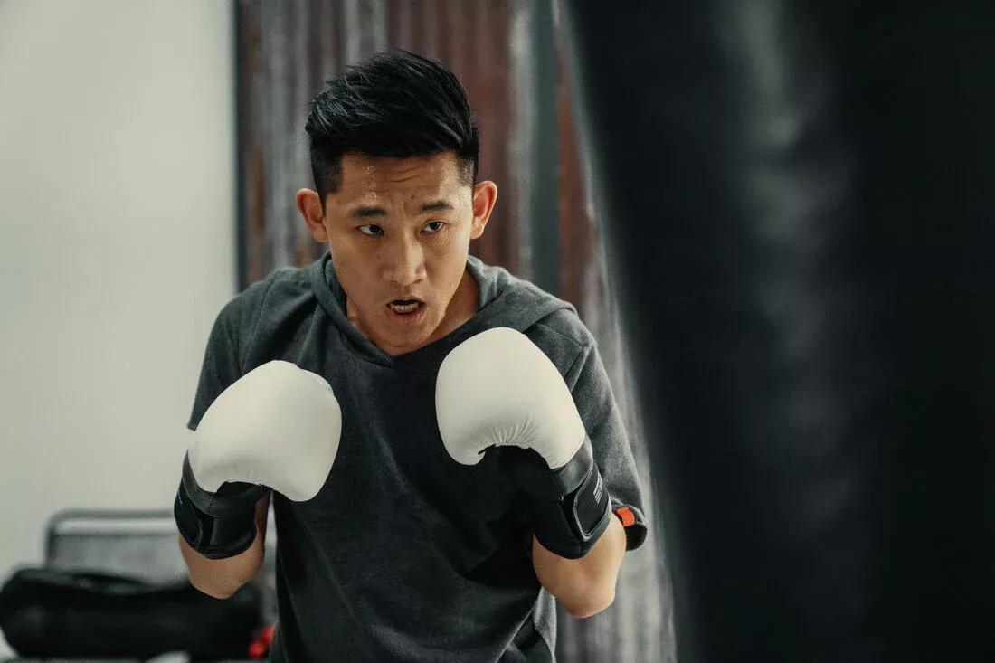 Boxing Training Gloves - 120, Black, No Color, large image number 14