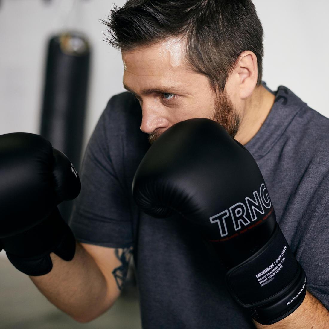 Boxing Training Gloves 120, Black, No Color, large image number 6