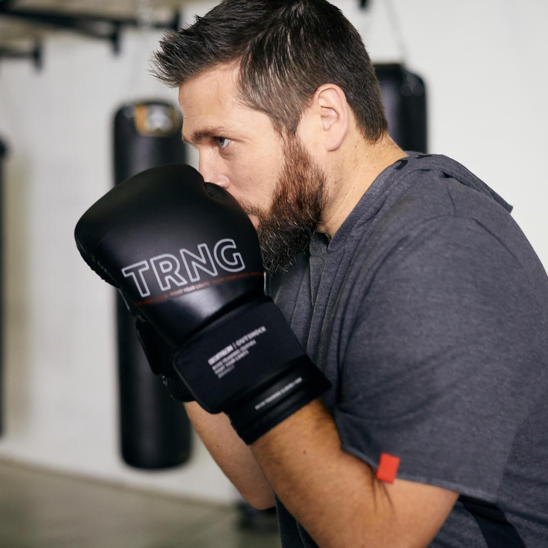 Boxing Training Gloves - 120, Black, No Color, large image number 8