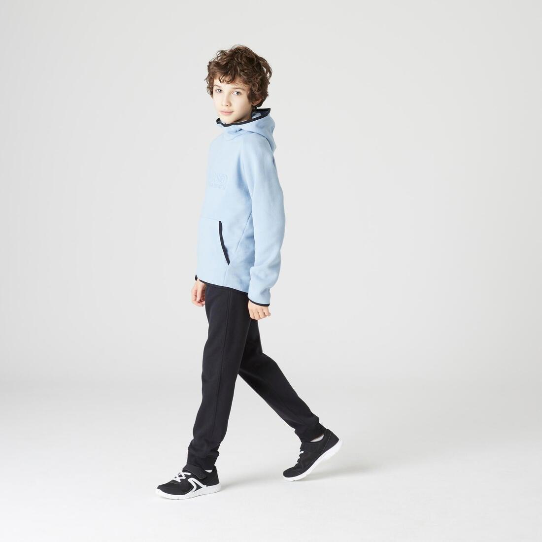 Kids Basic Jogging Bottoms with Pockets, Black, , large image number 5