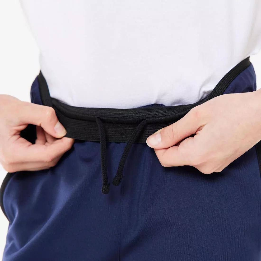 NAVY BLUE Kids' Warm Breathable Jogging Bottoms, No Color, large image number 2