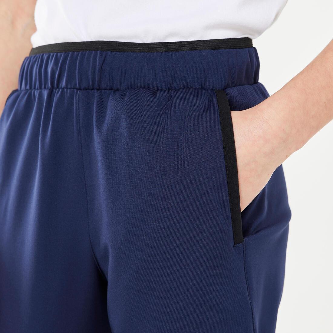 Kids Unisex Warm Breathable Jogging Bottoms, Blue, No Color, large image number 4