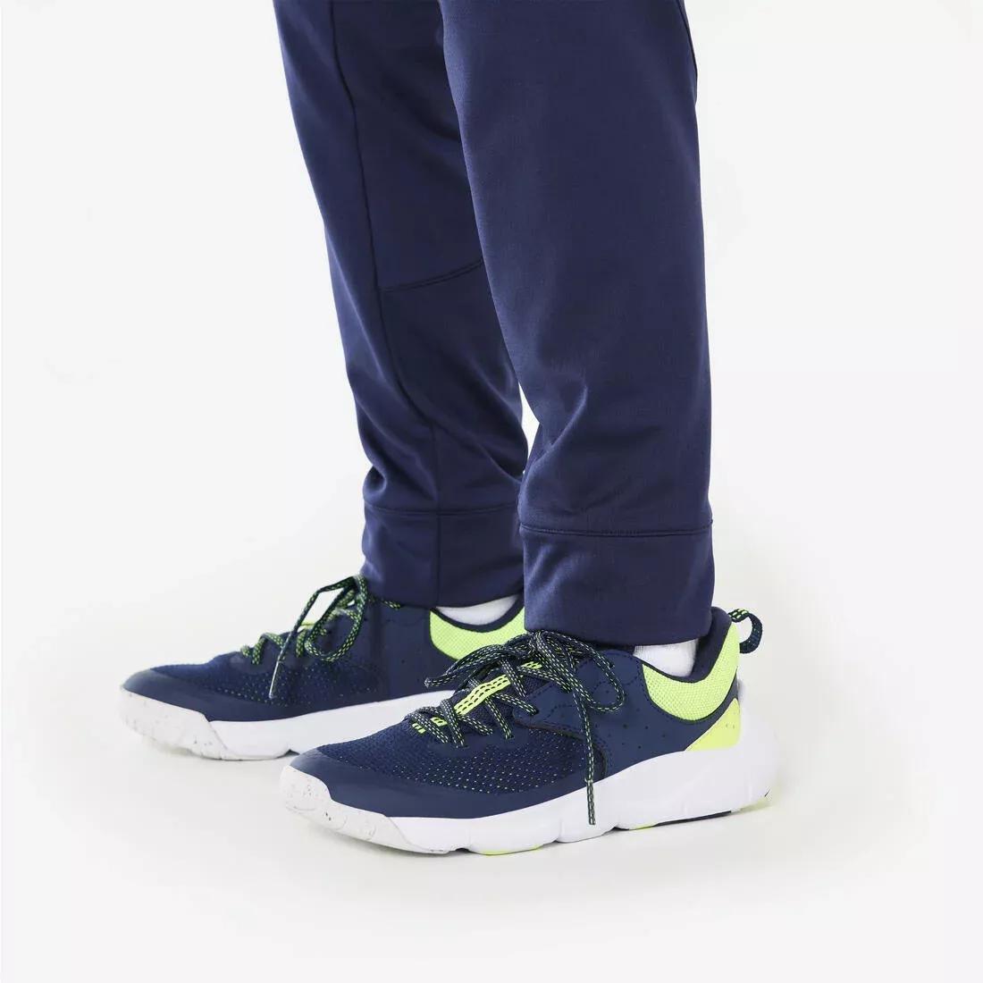 Kids Unisex Warm Breathable Jogging Bottoms, Blue, No Color, large image number 5