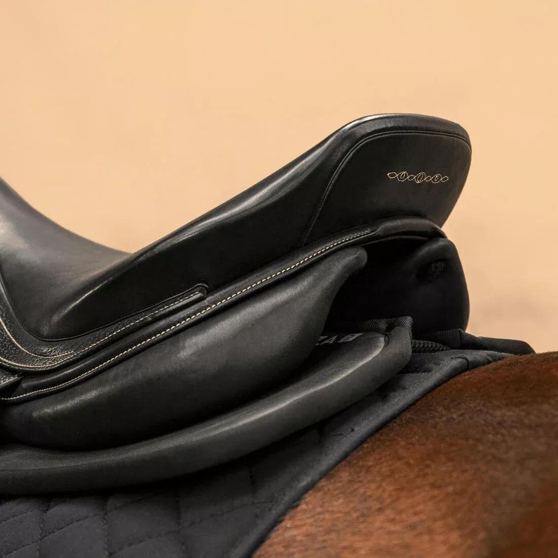BLACK Horse Riding Foam Saddle Pad For Horse and Pony 100 - Black, 5401_000, large image number 6