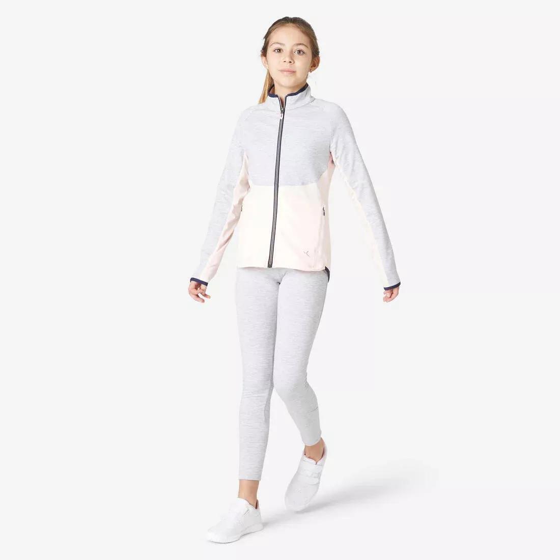 Kids Breathable Tracksuit - S500, Grey, No Color, medium