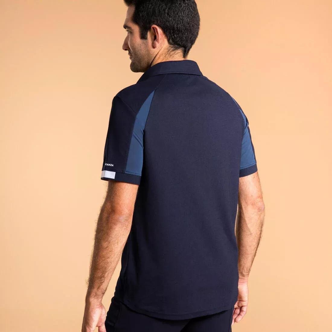 Men Horse Riding Polo Shirt, Asphalt Blue, , large image number 5