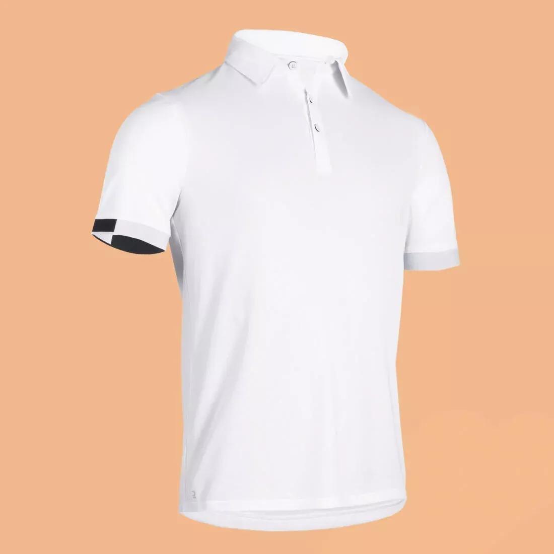 Men Horse Riding Polo Shirt, Asphalt Blue, , large image number 13