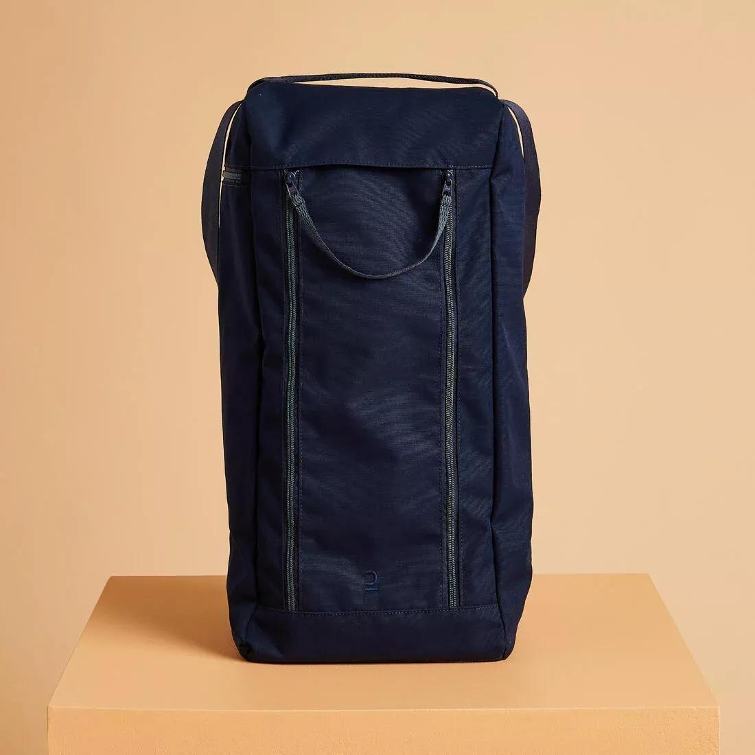 ASPHALT BLUE Adult and Kids' Horse Riding Boot Bag - Green/Blue, 5401_000, medium