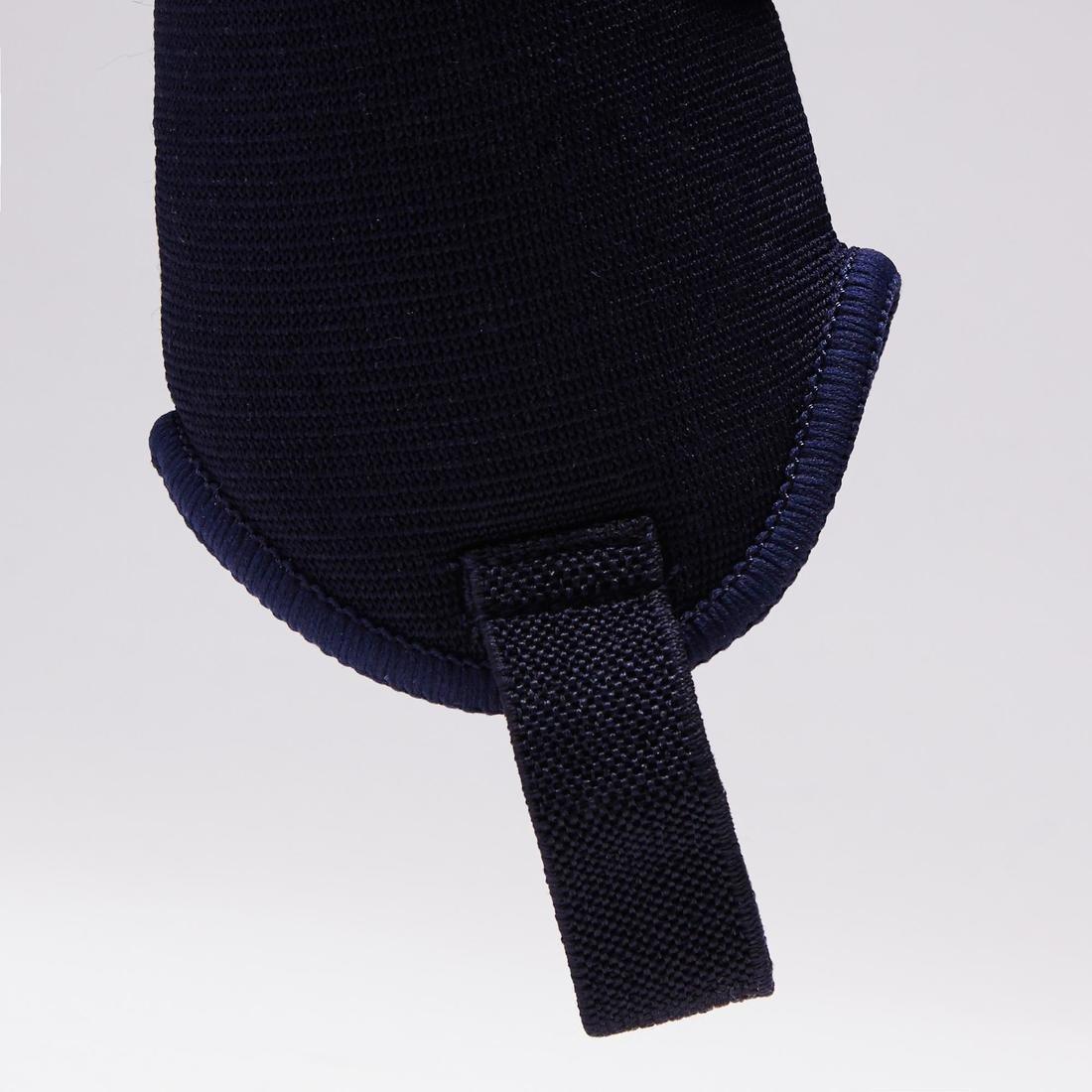 Kids Football Shin Pads F140, Black, No Color, large image number 9