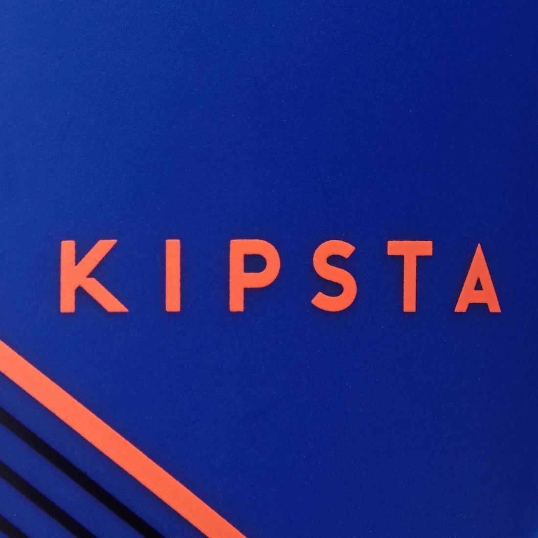 Kids Football Shin Pads F140, Black, No Color, large image number 11