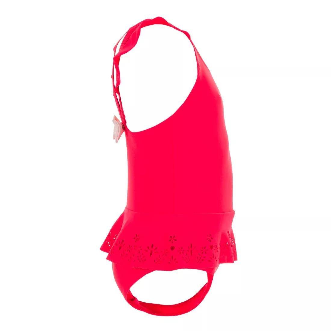 FLUO ULTRA PINK Baby Girls' 1-Piece Miniskirt Swimsuit, , large image number 3