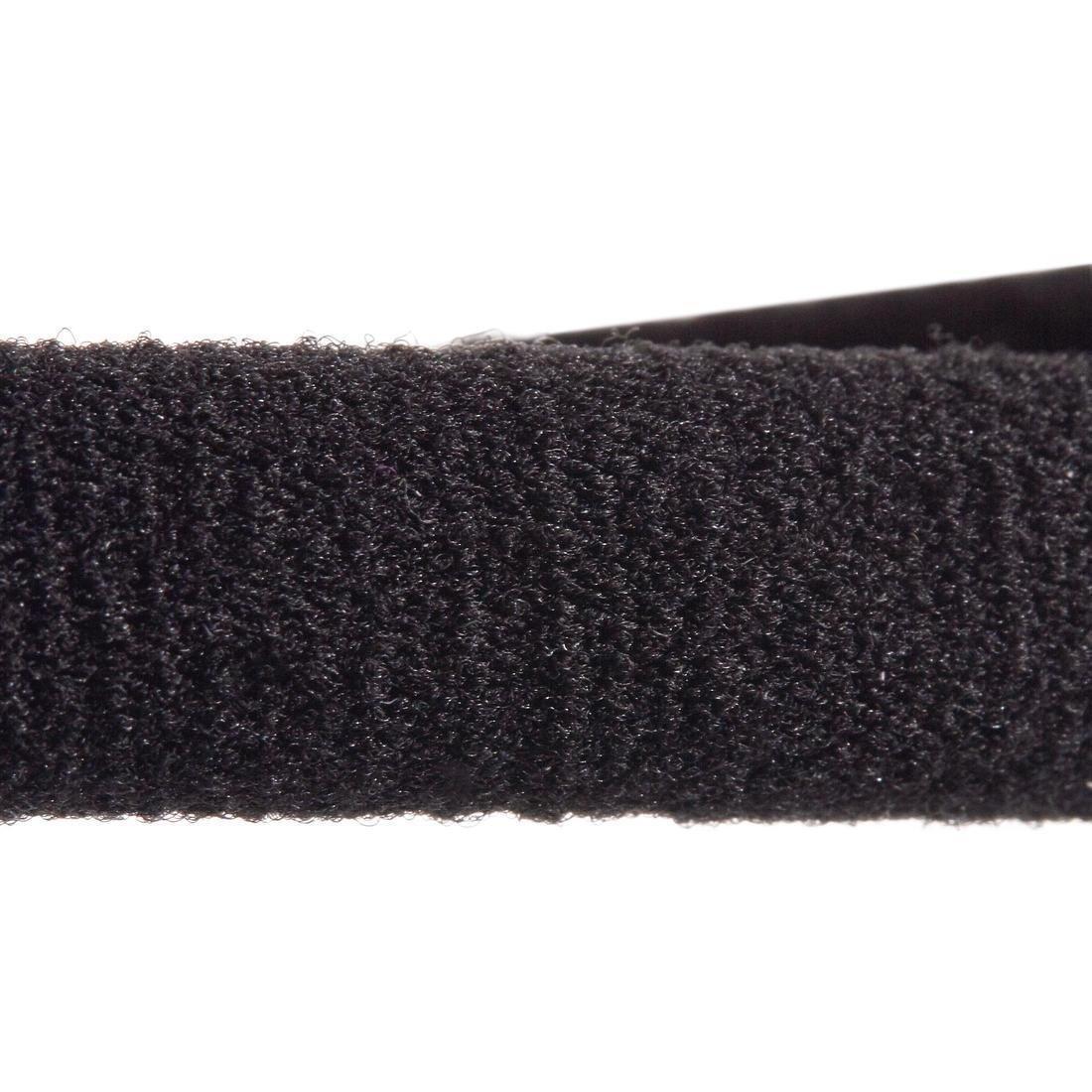 Women's Fitness Cardio Training Hair Scrunchy, Black, No Color, large image number 8
