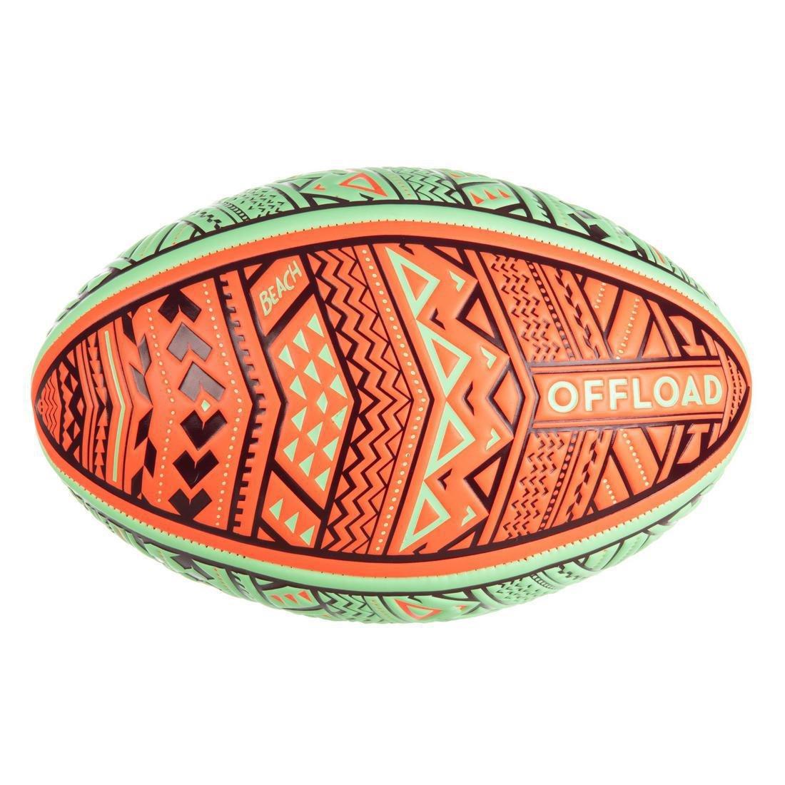 Beach Rugby Ball R100 4 Maori, No Color, large image number 0