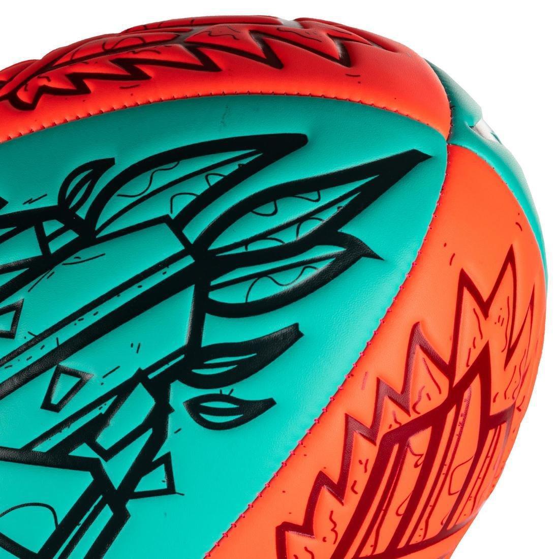 Beach Rugby Ball R100 4 Maori, No Color, large image number 5