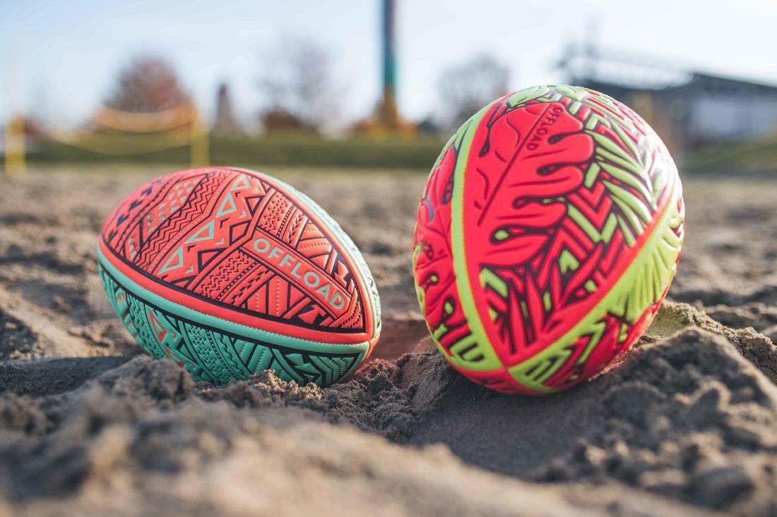 Beach Rugby Ball R100 4 Maori, No Color, large image number 14