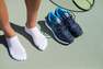ARTENGO - R500LowSports Socks Tri-Pack, Grey Blue