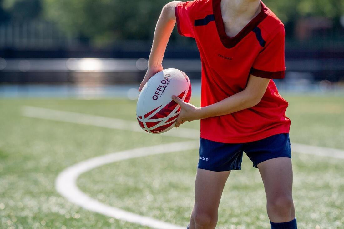 R300 4 Rugby Ball-White, No Color, large image number 6