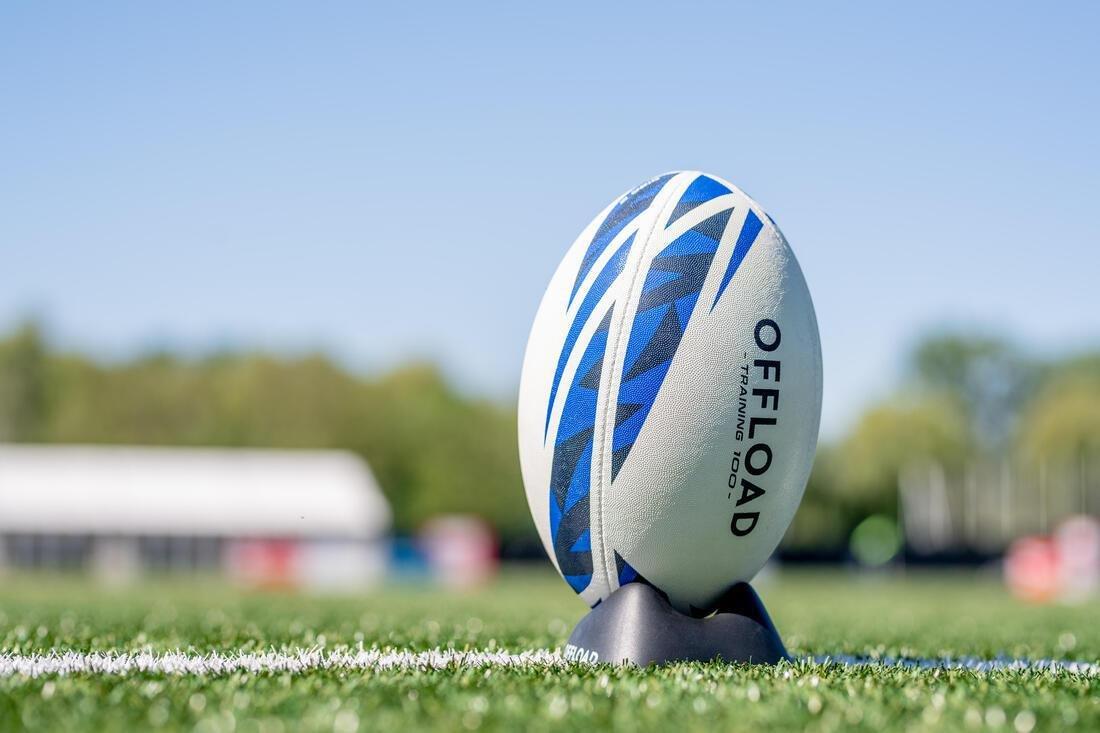 Rugby Training Ball R100-White, No Color, large image number 6