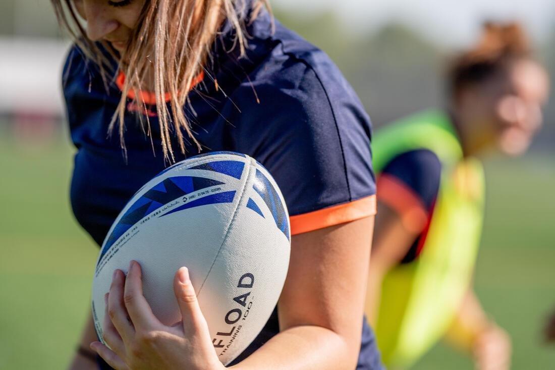 Rugby Training Ball R100-White, No Color, large image number 7