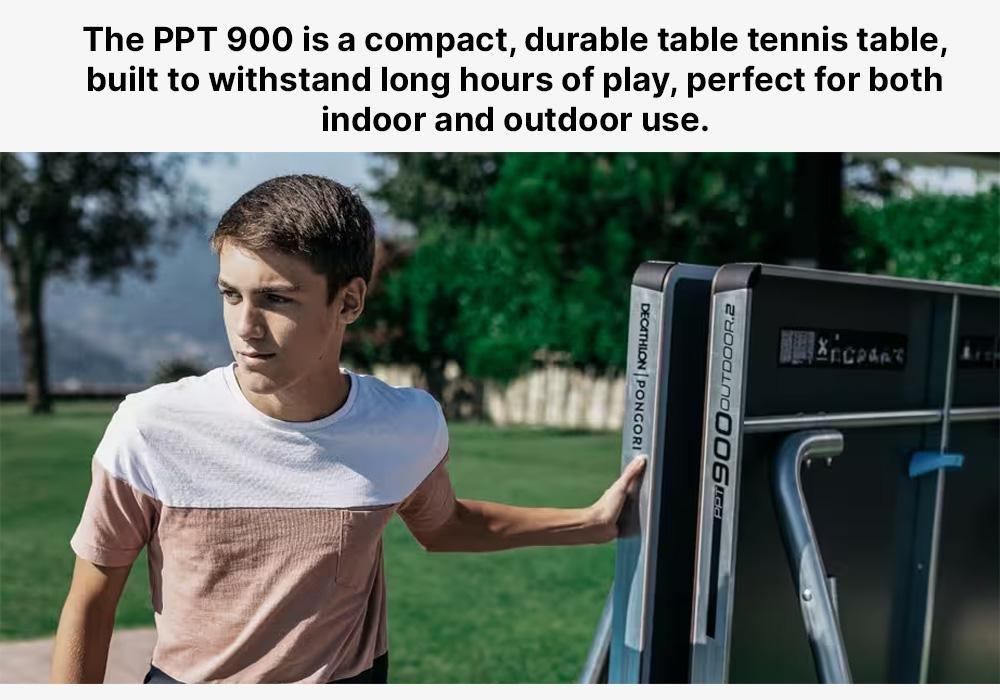 Outdoor Table Tennis Table - Ppt 900.2, Grey, 5401_000, medium