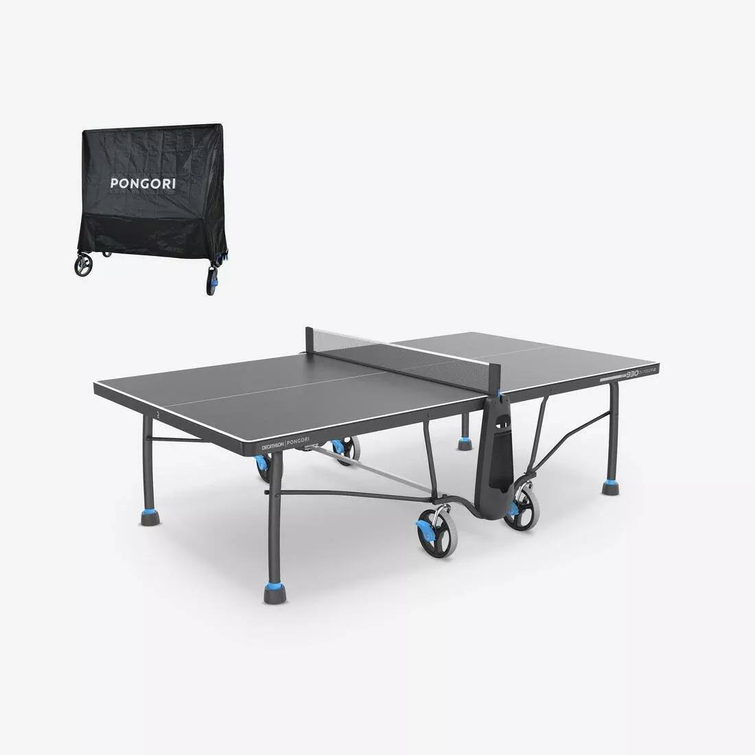 PONGORI - Outdoor Table Tennis With Cover- PPT 930, Black