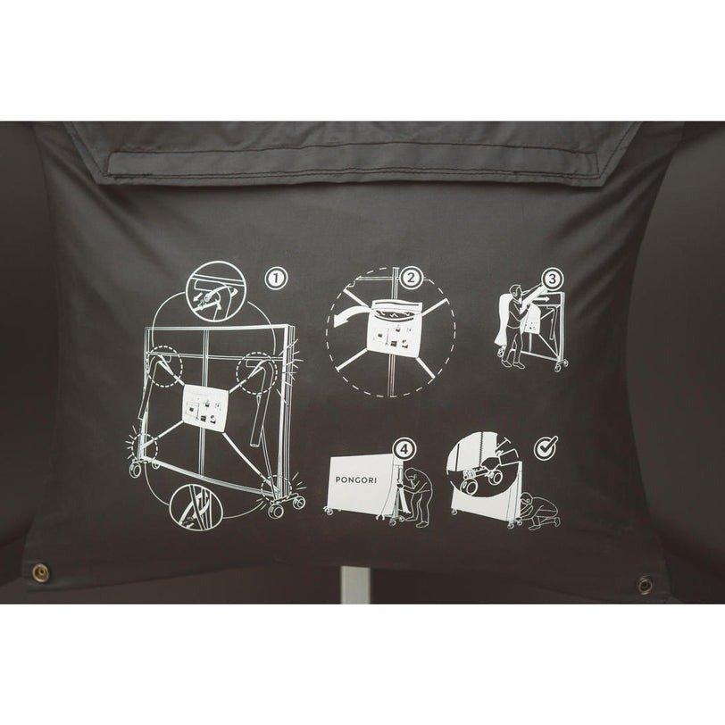 Outdoor Table Tennis With Cover- PPT 930, Black, No Color, large image number 4
