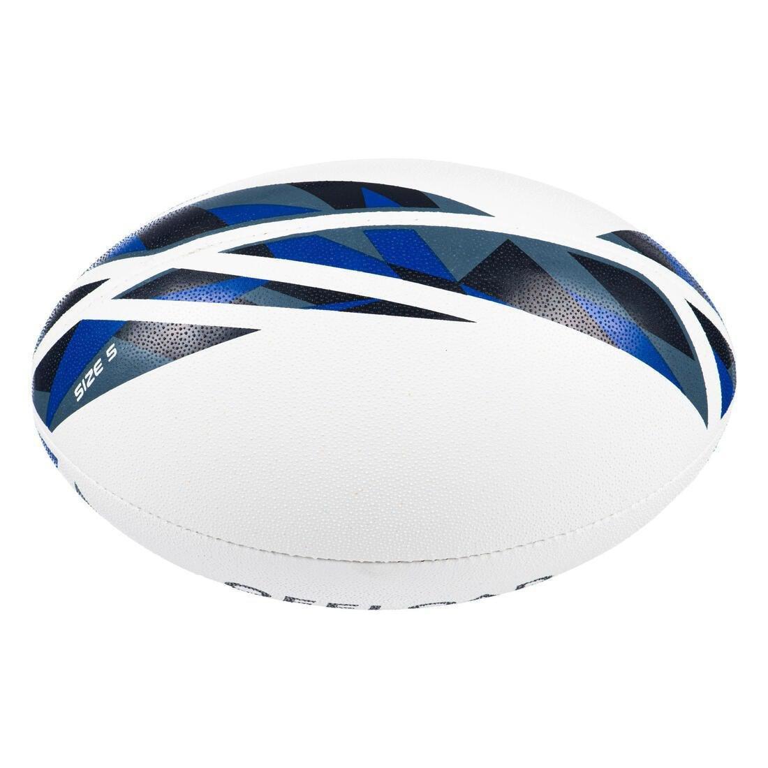 Rugby Ball R500 Match, White, No Color, large image number 3