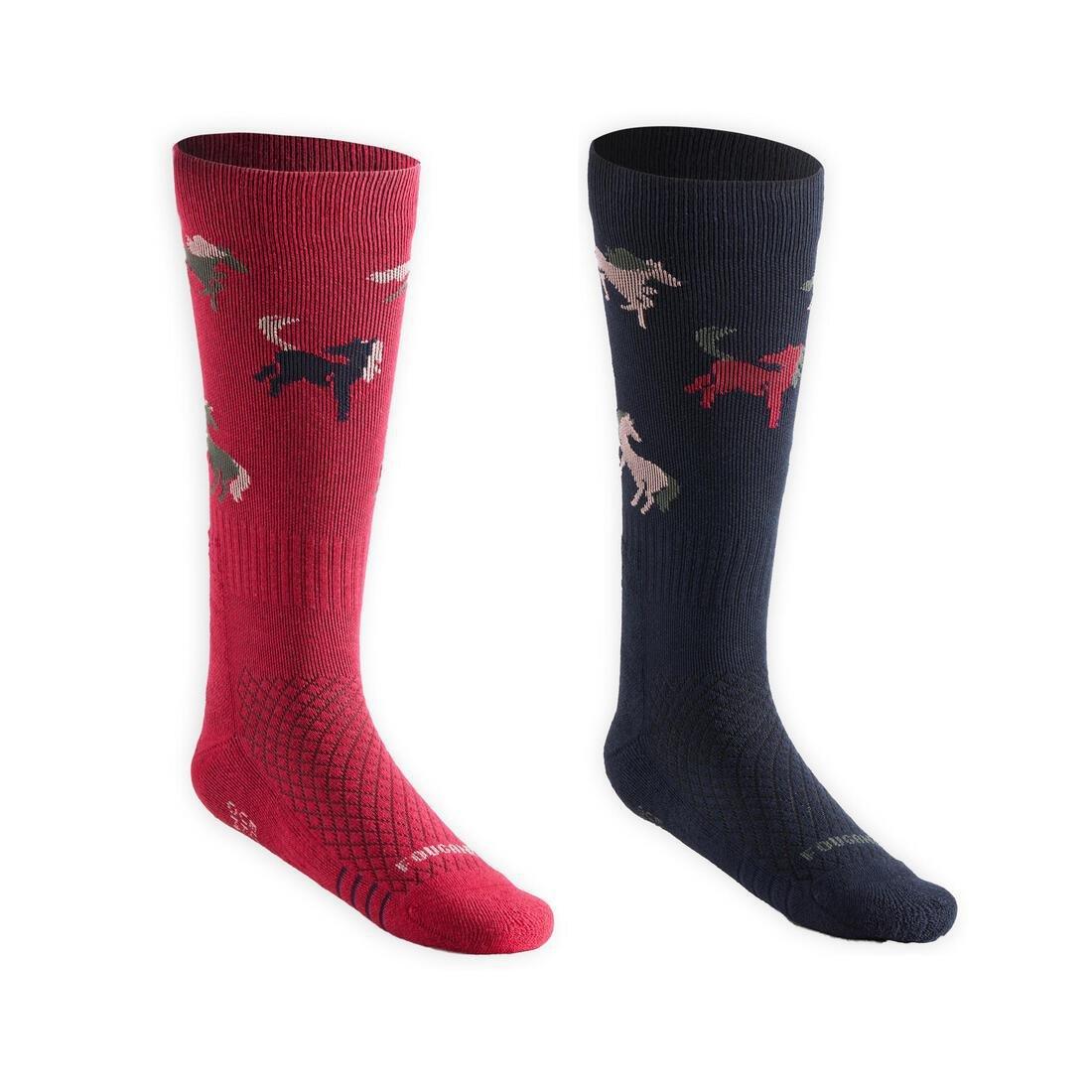 Kids Riding Socks Sks 500, Blue, , large image number 3