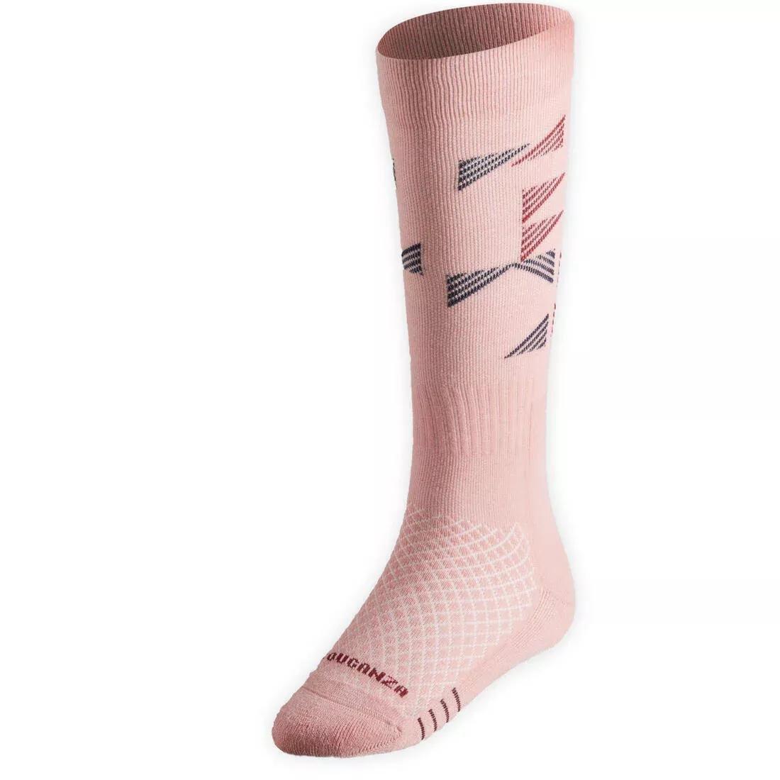 PINK Kids' Riding Socks SKS 500 - Navy/Midnight Print, No Color, large image number 8