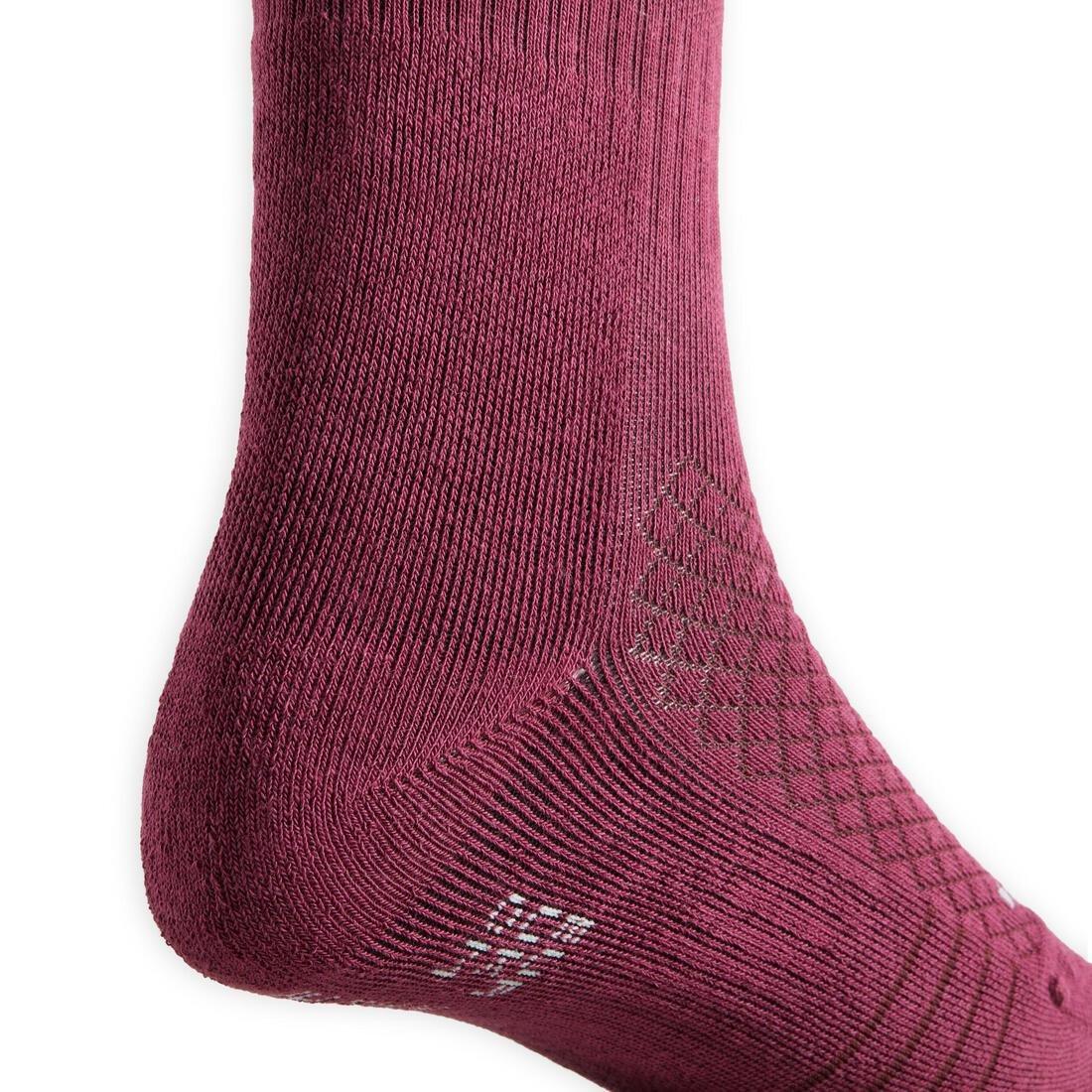 PINK Kids' Riding Socks SKS 500 - Navy/Midnight Print, No Color, large image number 9