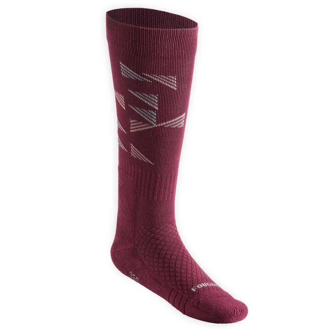 PINK Kids' Riding Socks SKS 500 - Navy/Midnight Print, No Color, large image number 12