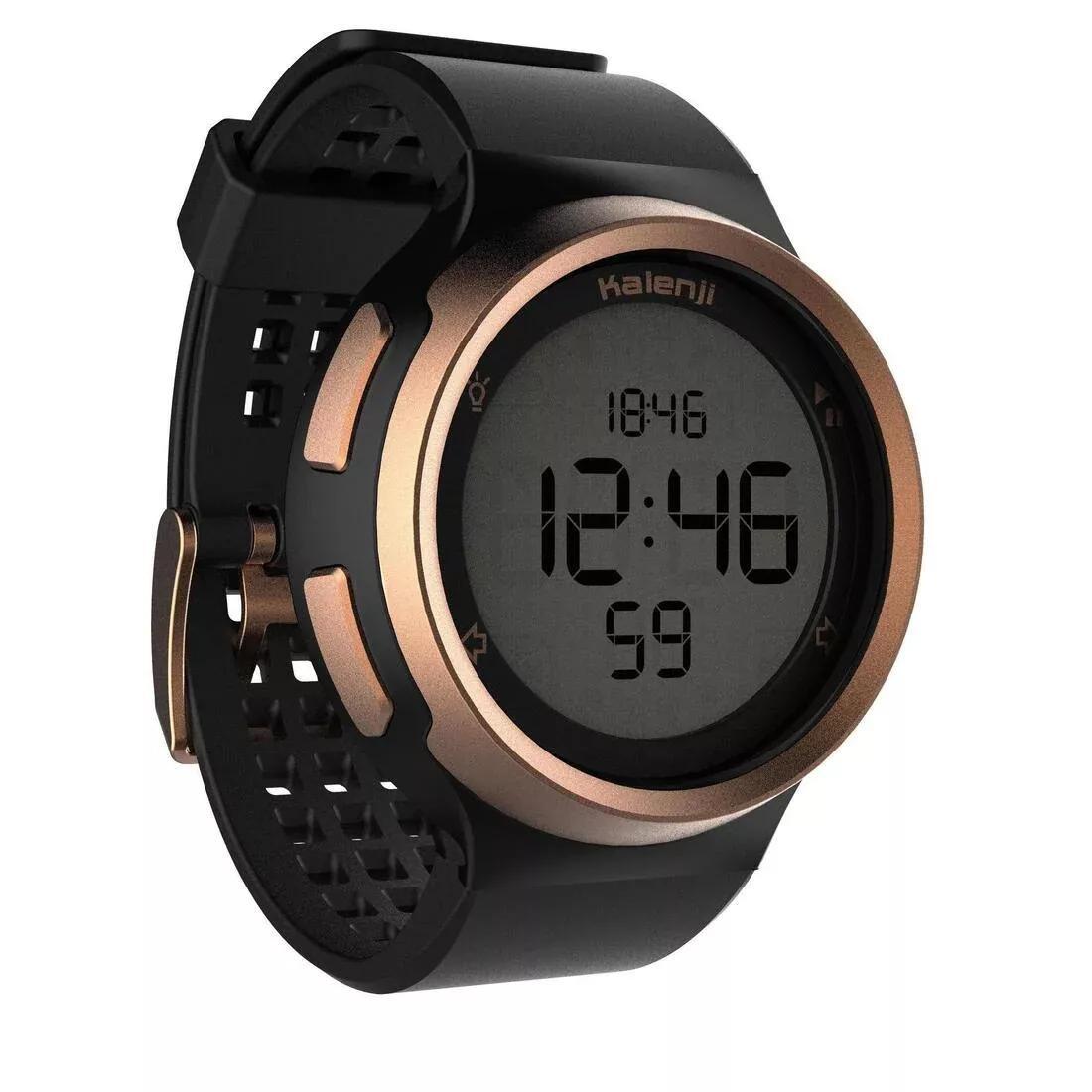 W900 Men's Rnning Stopwatch Reverse Screen, Black, No Color, large image number 1