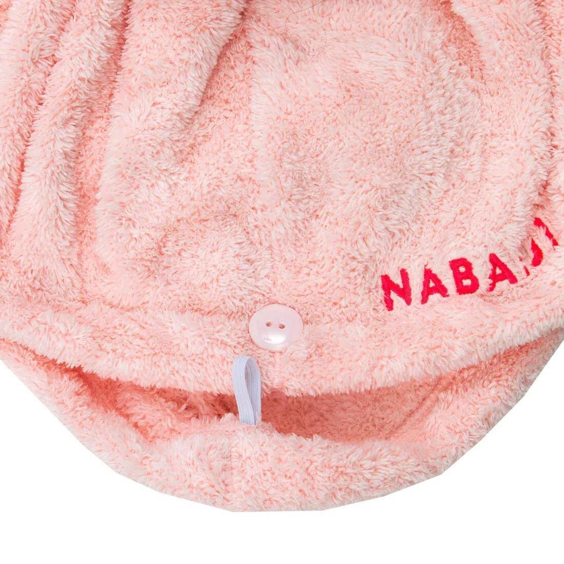 Women Swimming Soft Microfibre Hair Towel, Pink, No Color, large image number 12